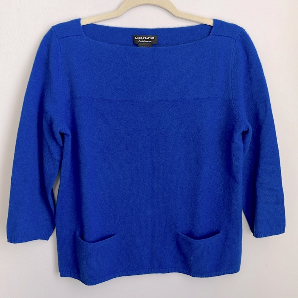 Lord & Taylor Cashmere Sweater Size Medium